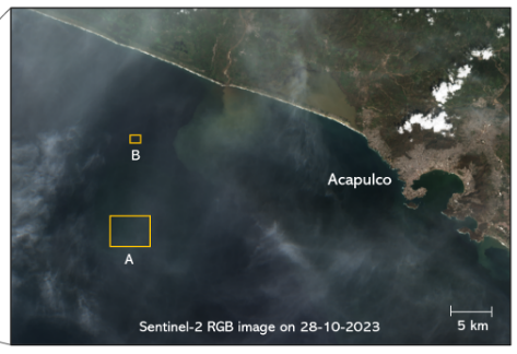 Hurricane Otis leaves Large Amounts of Debris in Acapulco Coast
